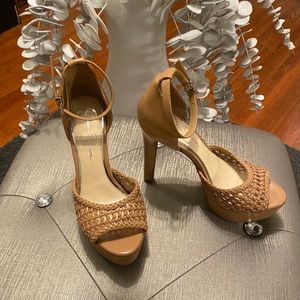 Jessica Simpson Beeya Ankle Strap Platform Heels